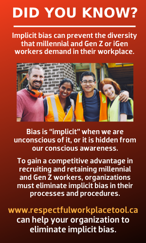 Implicit bias can prevent diversity in the workplace. www.respectfulworkplacetool.ca can help your construction organizatin to eliminate implicity bias.