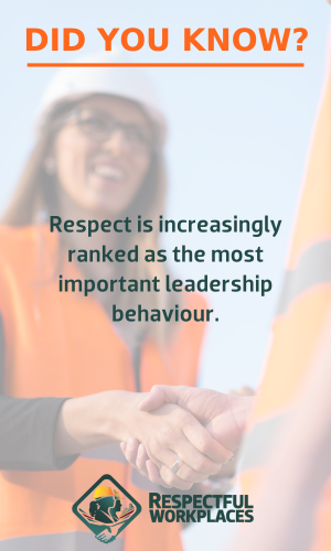 Did you know that respect is increasingly ranked as the most important leadership behaviour?