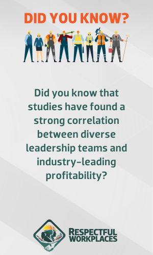 Did you know that studies have found a strong correlation between diverse leadership teams and industry-leading profitability?