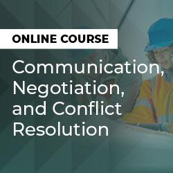 Communication, Negotiation, and Conflict Resolution ad banner 250x250
