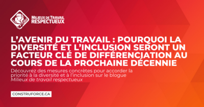 L’avenir du travail : pourquoi la diversité et l’inclusion seront un facteur clé de différenciation au cours de la prochaine décennie